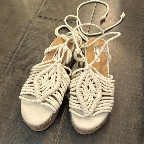 BELLAMICA BRAIDED SUMMER SANDALS SIZE 8 (38) - Picture 3 of 17